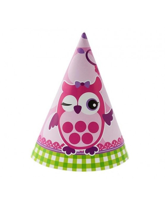 Klobúčik sovička 6ks/P232