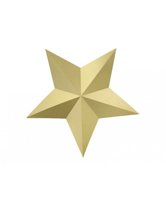 Dekor. hviezdy -zlaté 6ks
