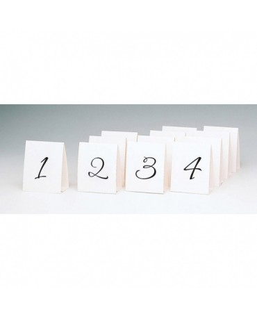 Tabuľky - čísla stolov 39.9 x 11.7 cm