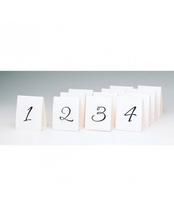 Tabuľky - čísla stolov 39.9 x 11.7 cm