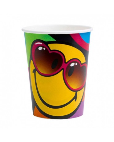 Poháre Smajlíci 266ml 8ks