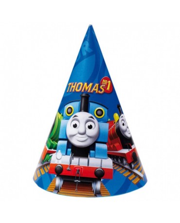 Klobúčiky Lokomotíva Tomáš 6ks