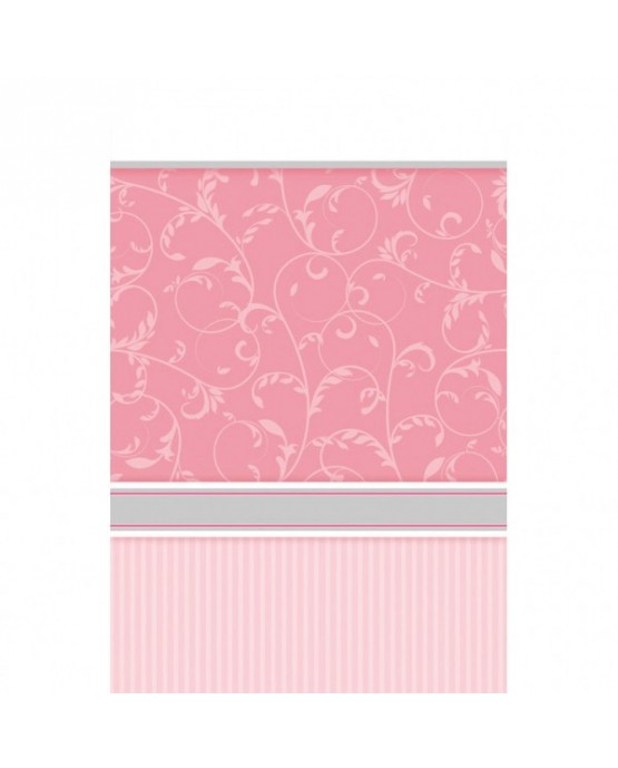 Obrus krst - ružový