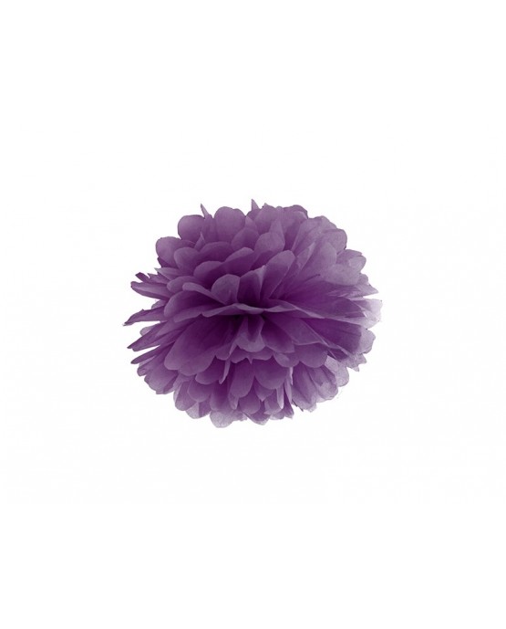 Pompón -tmavofialový 25cm