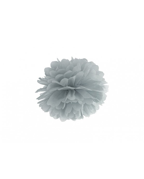 Pompón -šedý 25cm