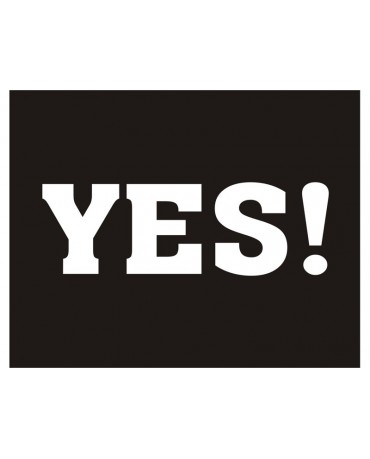 Nálepky na topánky YES! 2ks
