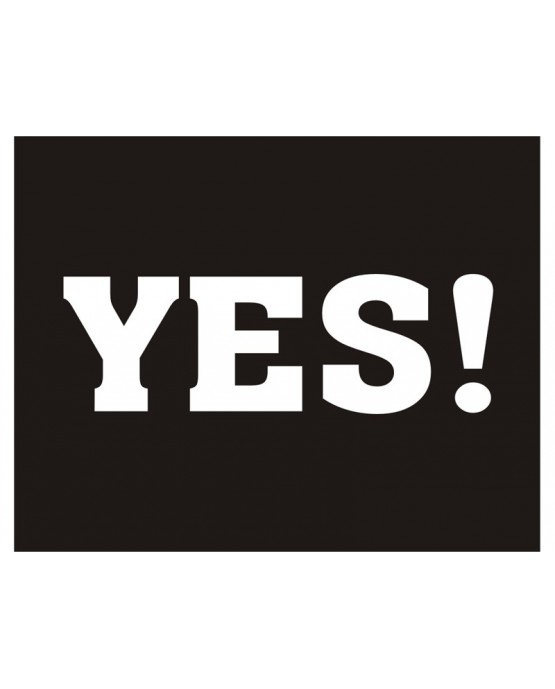 Nálepky na topánky YES! 2ks