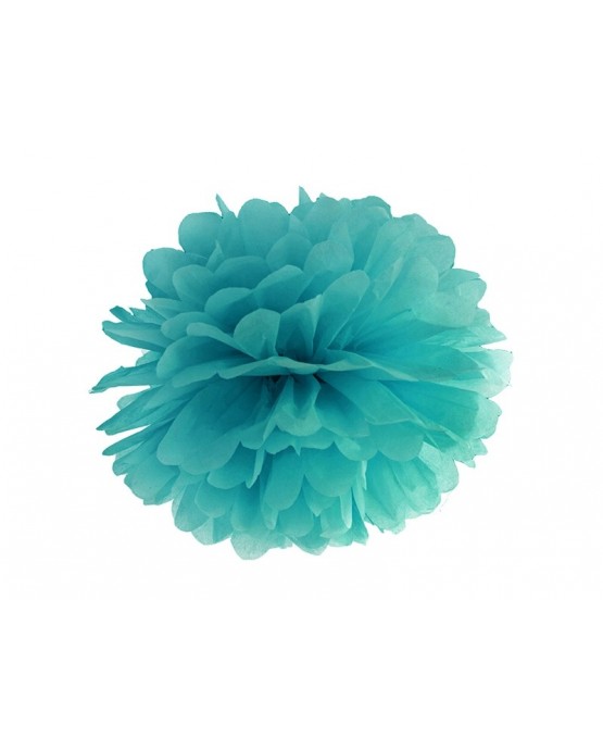 Pompón -tmavotyrkysový 35cm
