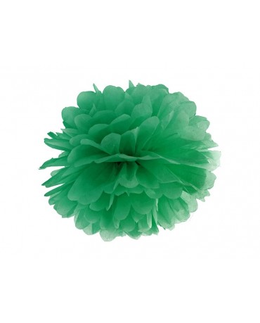Pompón -tmavozelený 35cm