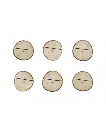 Stojany na menovky - drevené 6ks