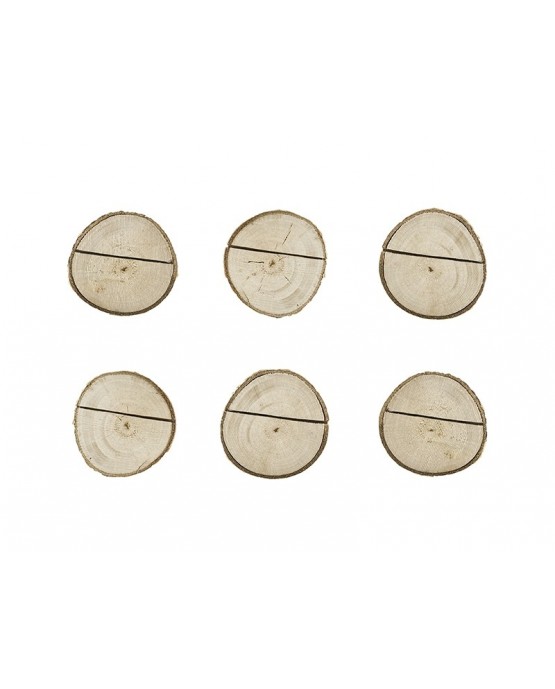 Stojany na menovky - drevené 6ks