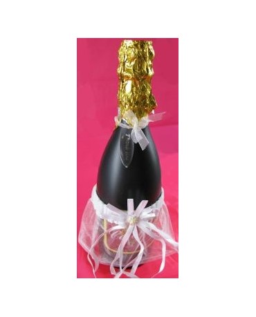 Dekorácia na flašu - suknička