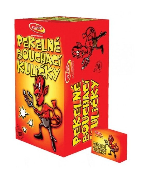 Pekelné bouchací kuličky 50 ks / pytechnika