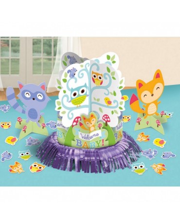 Dekorácie na stôl - zvieratká z lesa 23ks