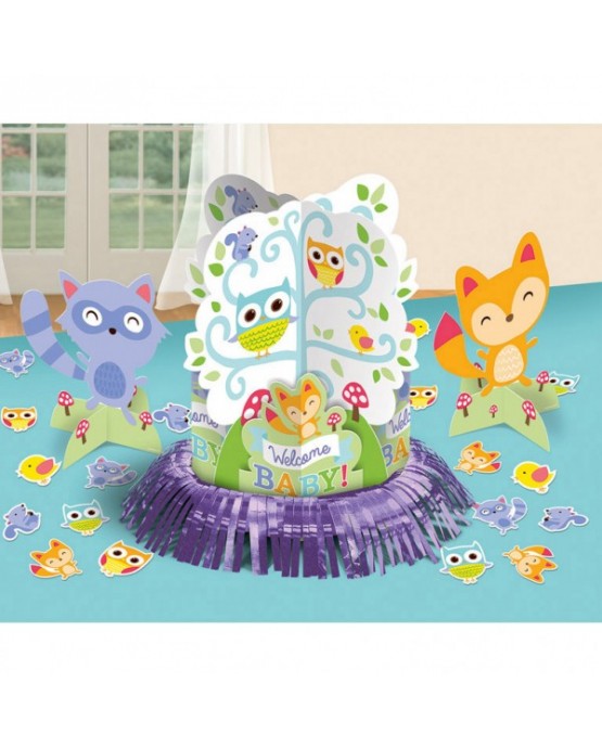 Dekorácie na stôl - zvieratká z lesa 23ks