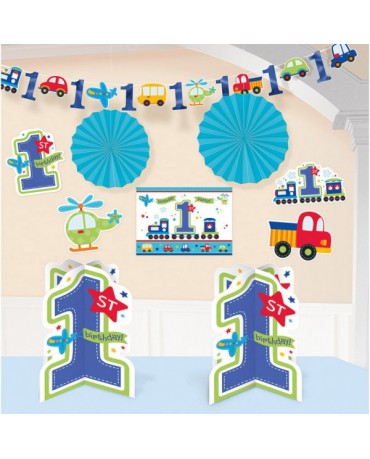 Sada ozdôb 1st Birthday boy 10ks