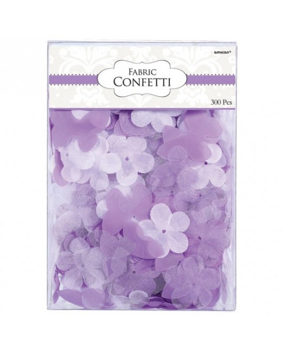 Konfety - kvety - fialové 5cm 300ks