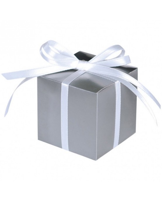 Škatuľka - strieborná 5,7cm 100ks