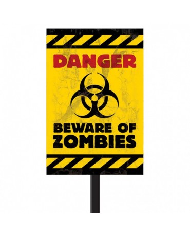 Tabuľa Zombie 38x24,7cm