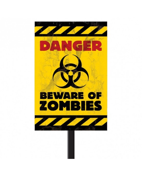 Tabuľa Zombie 38x24,7cm