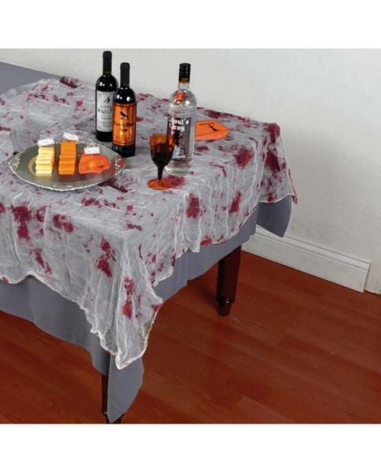 Zakrvavená sieť na stôl 150x210cm