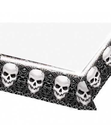 Obrus strašidelná lebka 137x259cm