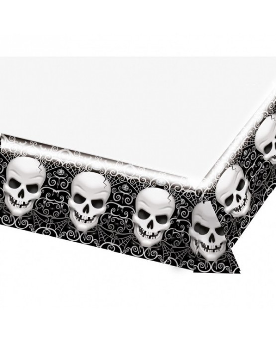 Obrus strašidelná lebka 137x259cm