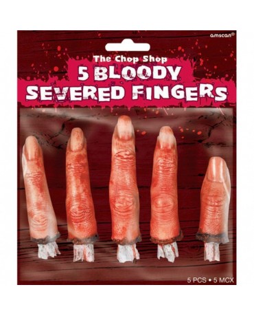 Zakrvavené prsty 19x16,5cm 5ks
