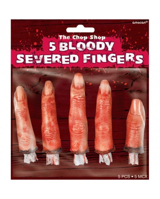 Zakrvavené prsty 19x16,5cm 5ks