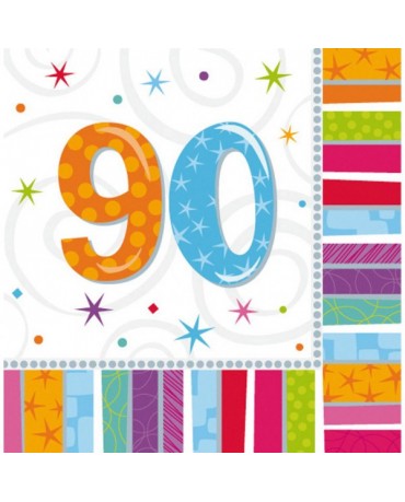 Servítky číslo 90  - 33x33cm - 16 ks