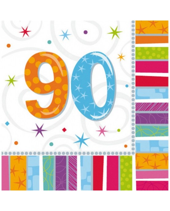 Servítky číslo 90  - 33x33cm - 16 ks