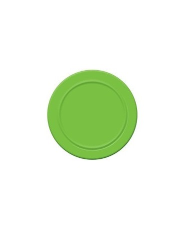 Papierové tanieriky - zelené 18 cm - 6 ks/P107