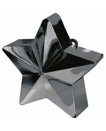 Závažie na balóny -hviezda-čierna