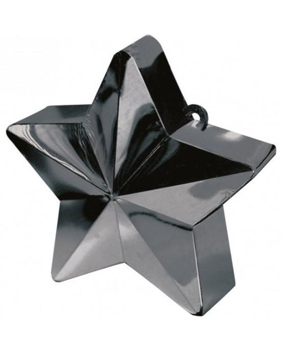 Závažie na balóny -hviezda-čierna