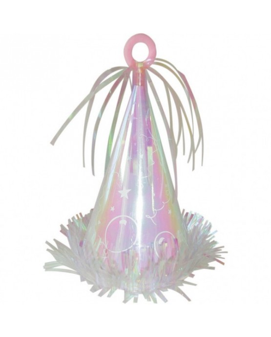 Závažie na balóny -klobúčik-dúhový