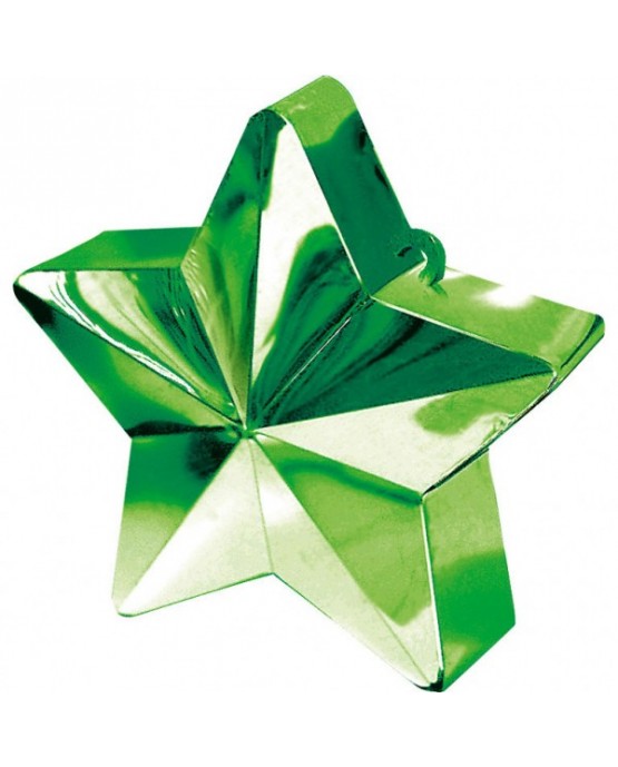 Závažie na balóny -hviezda-zelená