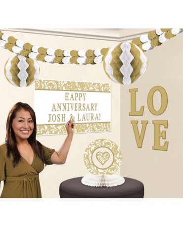 Zlatý set ozdôb 9ks