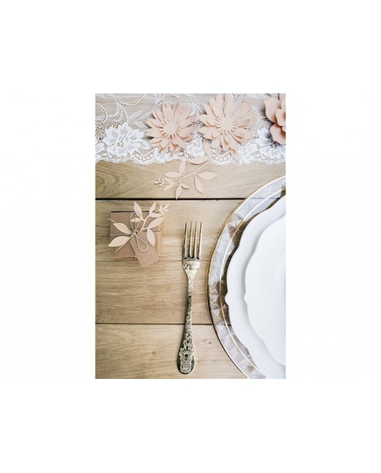 Dekorácie na stôl -vetvičky - ružové  9ks