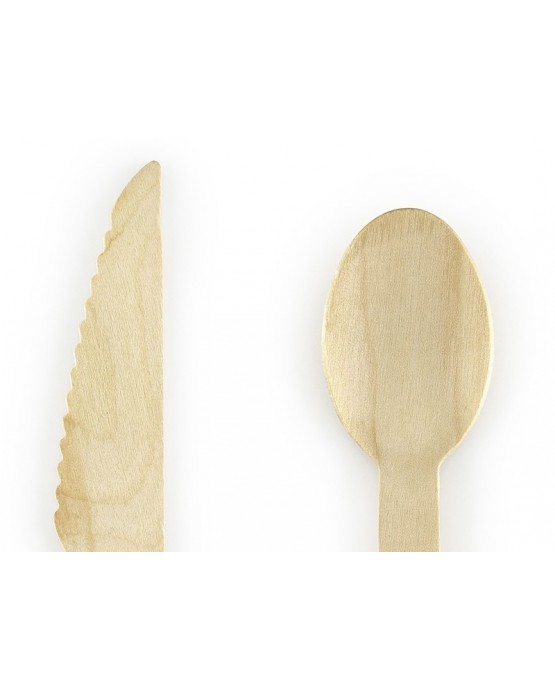 Drevené príbory 18ks