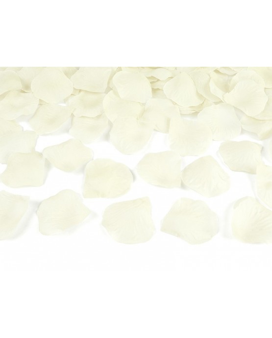 Konfety - krémové lupene ruží 60cm