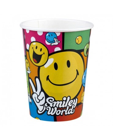 Poháriky Smiley World 266ml 8ks