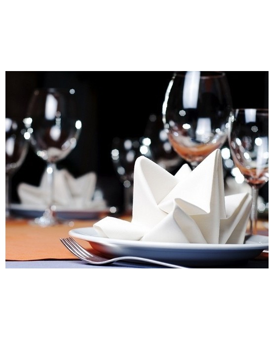 Servítky - biele 35cm 25ks