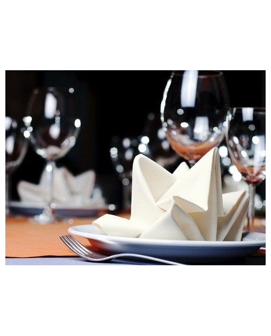 Servítky - smotanové 35cm 25ks