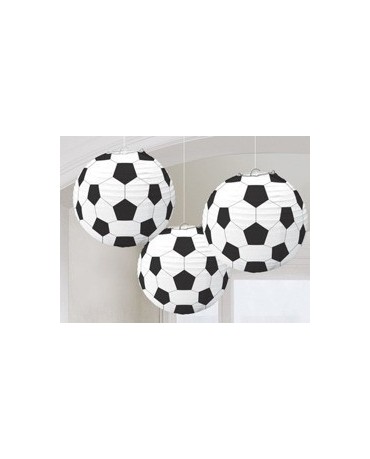 Dekorácia lampión- futbalová lopta  3ks
