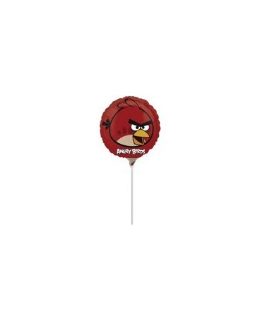 Fóliový balónik s motívom Angry Birds- červený 23cm 1ks/P54