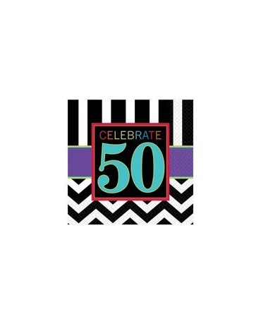 Servítky Celebrate 50    33cm 16ks/P87