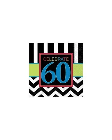 Servítky Celebrate 60    33cm 16ks/P88