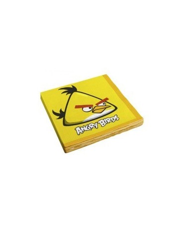 Servítky Angry Birds - žlté - 33 cm - 16 ks/P134