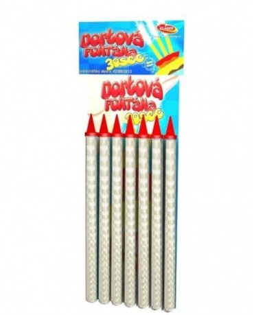 Tortová fontána 10cm 6ks