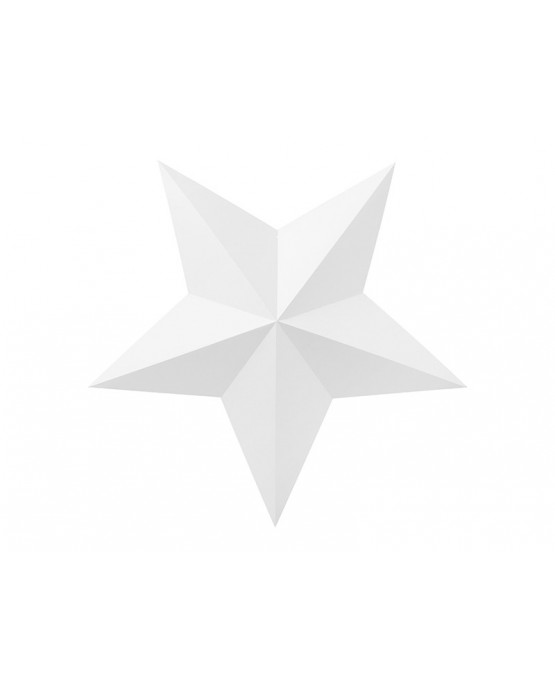 Dekorácia hviezdy -biele 6ks